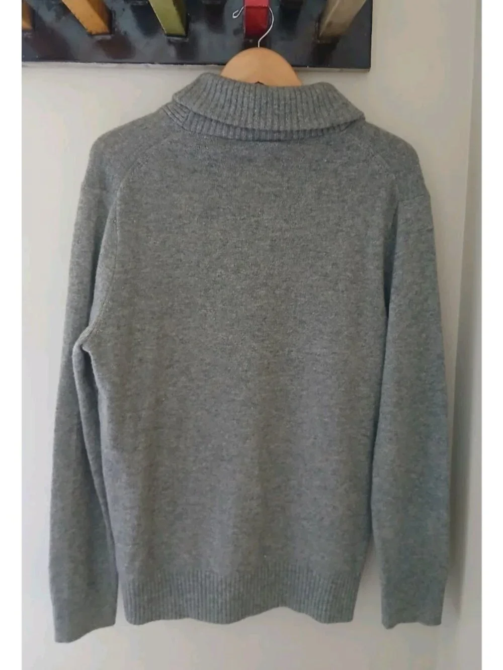 J. Crew Rugged Merino Shawl Collar Sweater